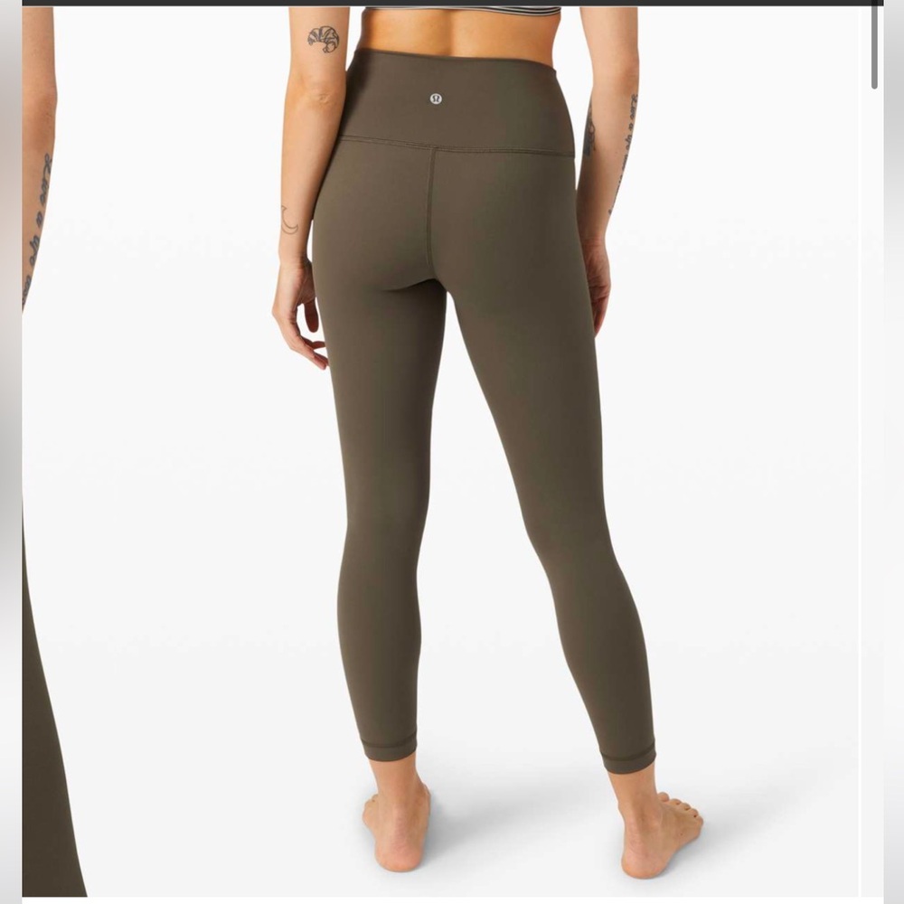 Lululemon Dark Olive Wunder Under High-Rise Tight 25" Luxtreme Leggings 2